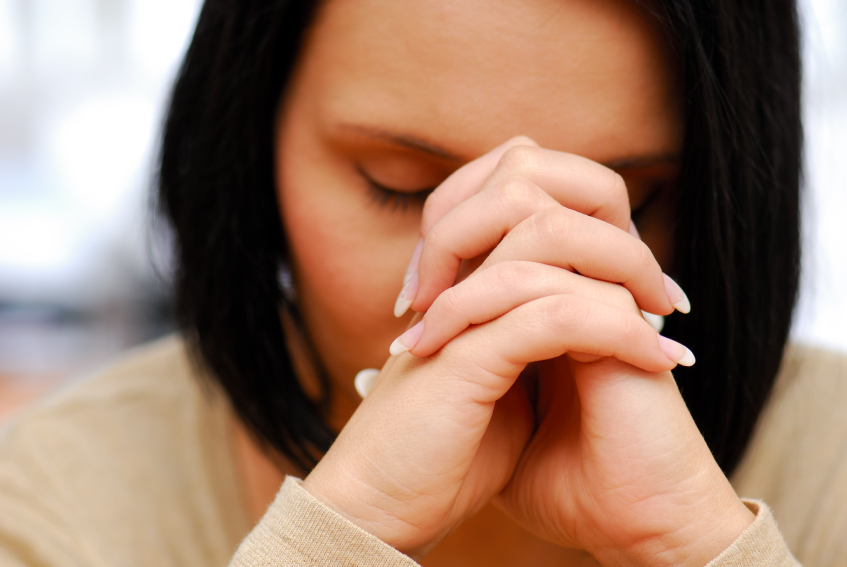 Image of a stressed woman
