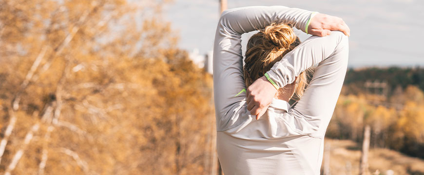 How staying active helps well-being infographic